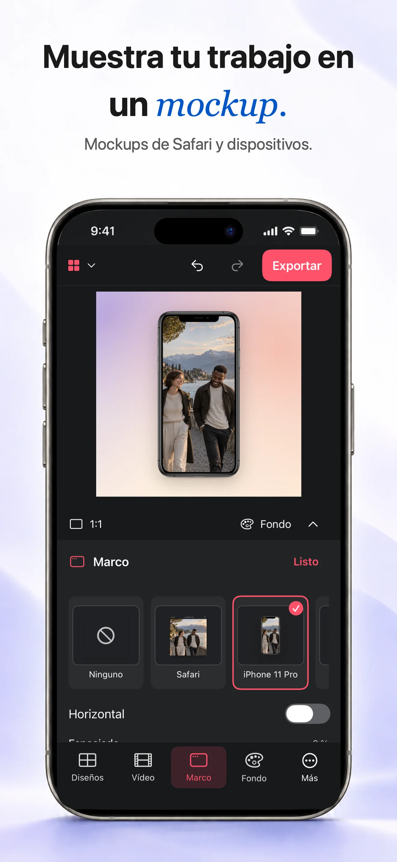 Mockups de dispositivos